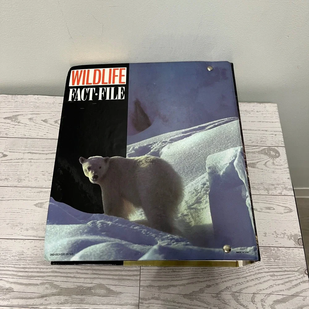Wildlife Fact-File Binder Cards Group 7 Extinct Animals INCOMPLETE  Home School